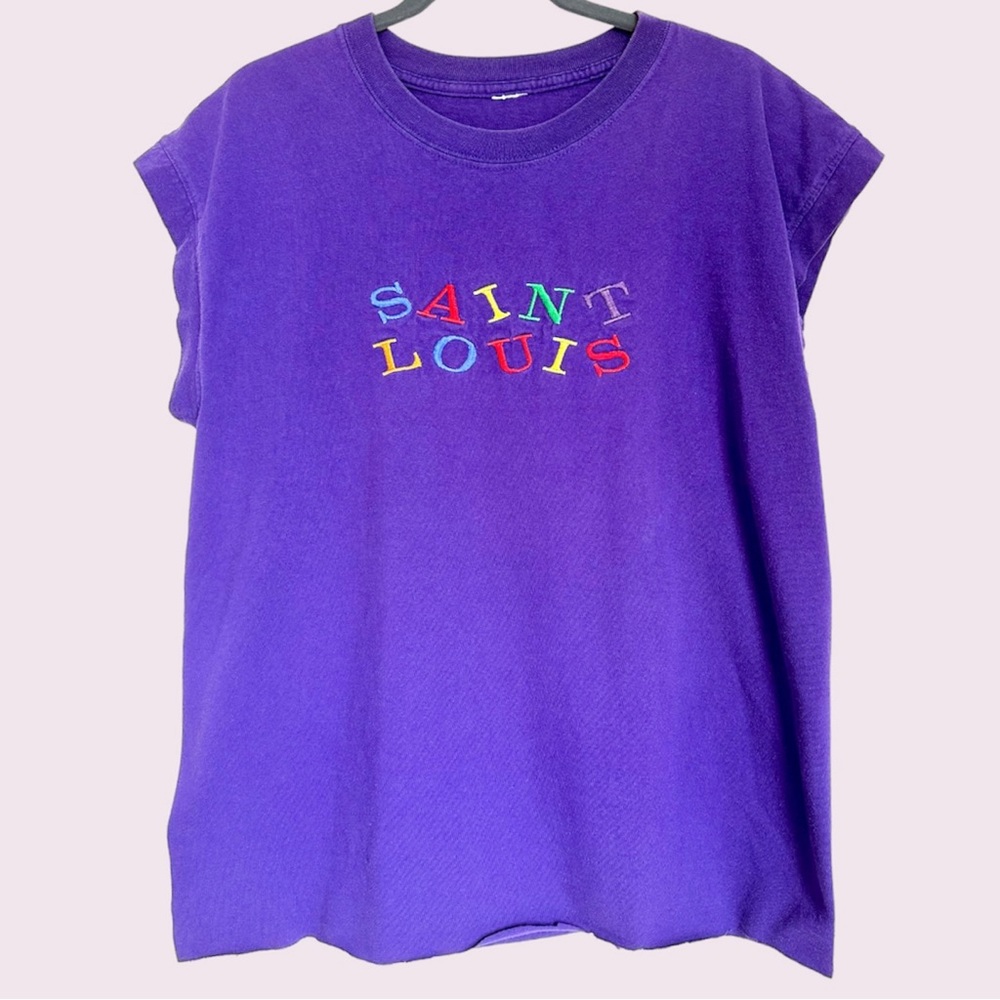 Vintage saint Louis muscle tee